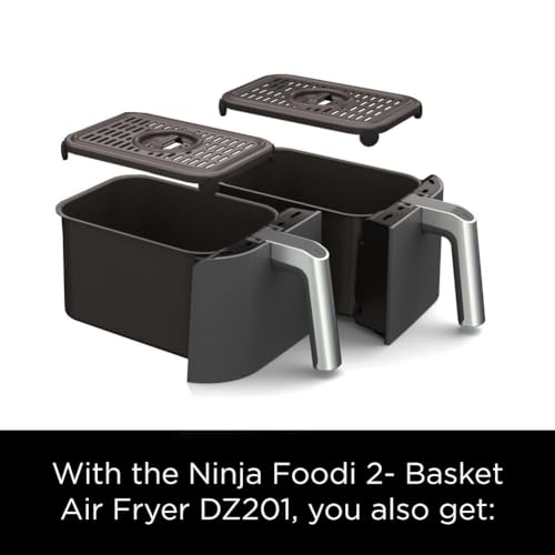 Ninja DualZone 8-Quart 6-in-1 Air Fryer – Smart Two-Basket Cooking