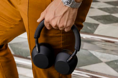 Sony WH-1000XM5 Noise Cancelling Headphones – 30H Battery, Alexa & Auto NC Optimiser (Black)