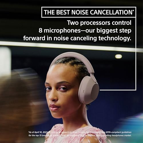 Sony WH-1000XM5 Noise Cancelling Headphones – 30H Battery, Alexa & Auto NC Optimiser (Black)