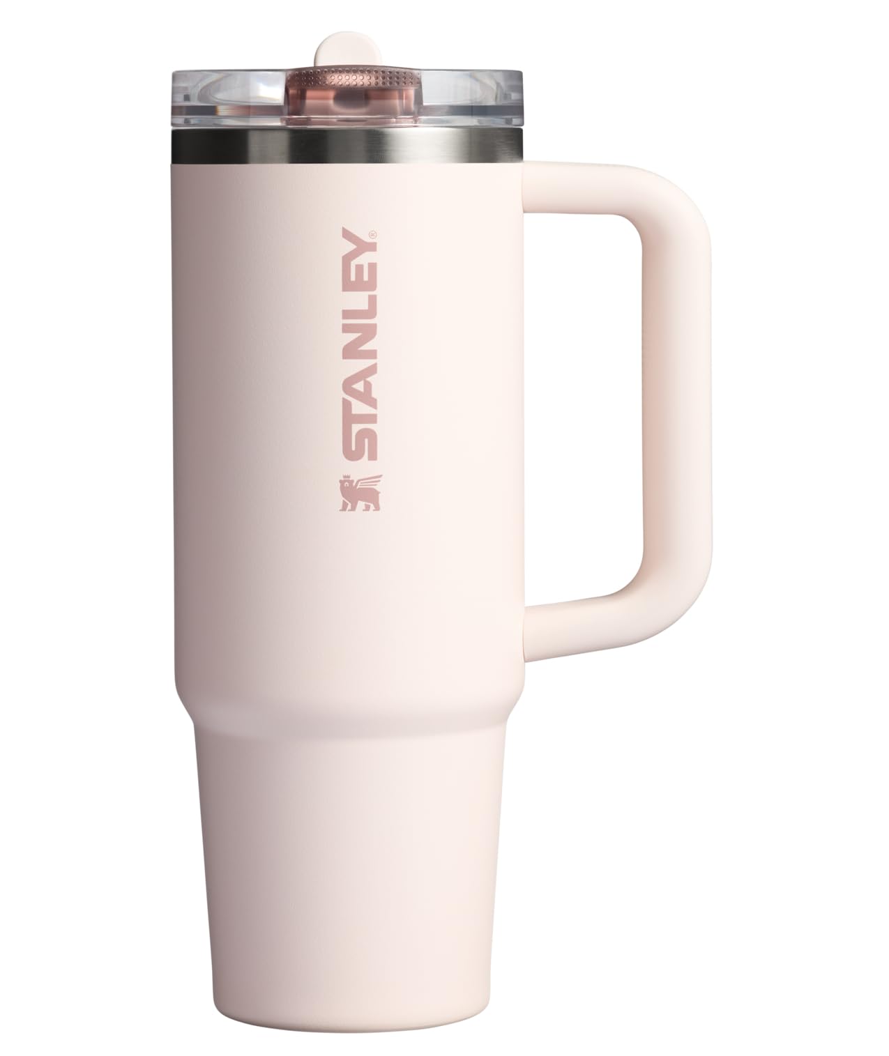 Stanley Quencher ProTour Tumbler – 30oz Leakproof Insulated Cup with Flip Straw & Handle (Rose Quartz)
