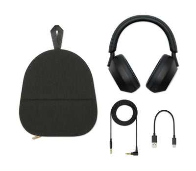 Sony WH-1000XM5 Noise Cancelling Headphones – 30H Battery, Alexa & Auto NC Optimiser (Black)