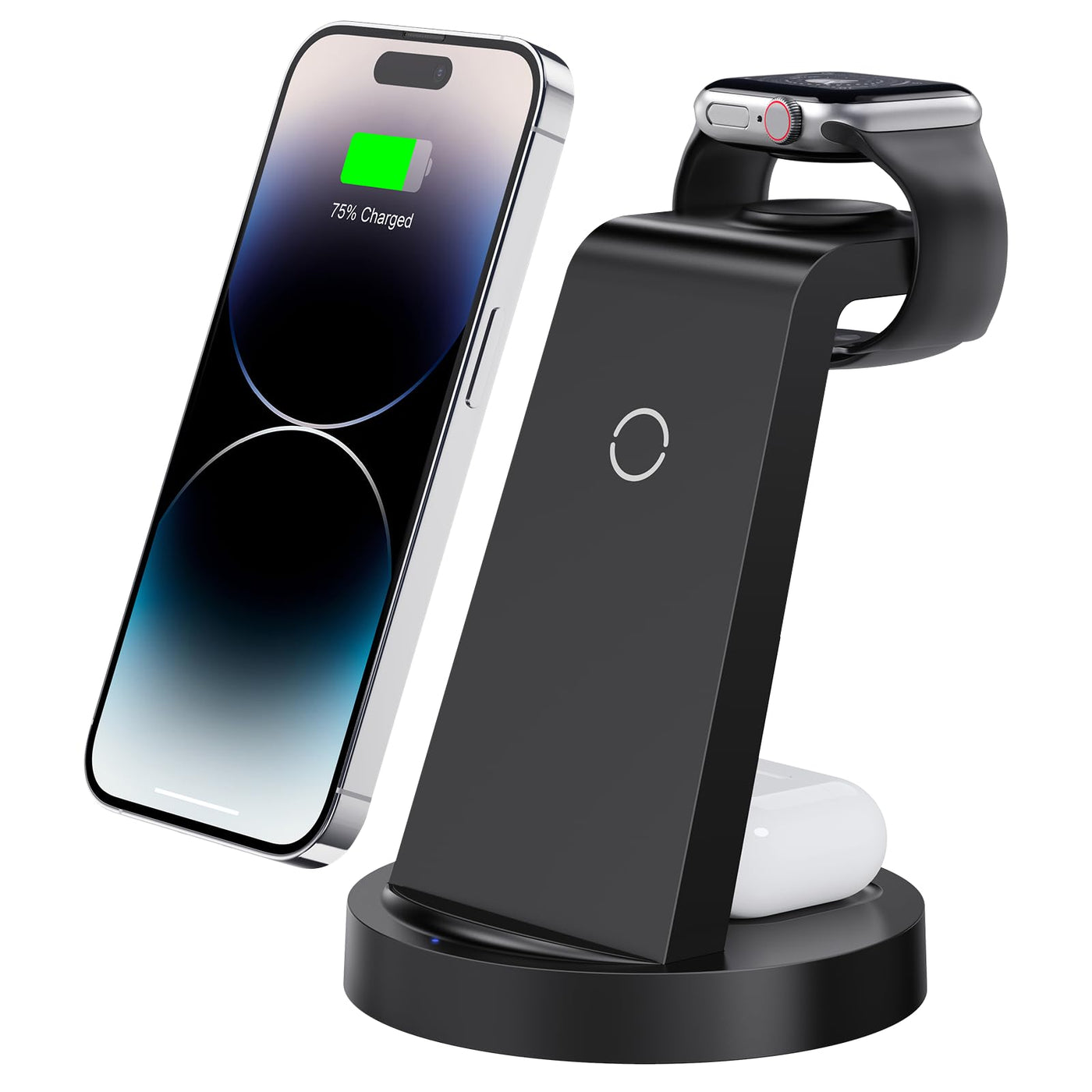 3-in-1 Wireless Charging Station – For iPhone, Apple Watch & AirPods (Compatible with iPhone 16–11 Series, Pro Max & AirPods Pro)