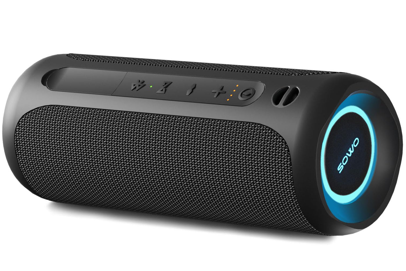 Wireless Bluetooth Speaker – IPX7 Waterproof, 25W BassBoom Sound, TWS Pairing & 16H Playtime (Black)