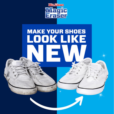 Mr. Clean Magic Eraser – Extra Durable Cleaning Pads (10-Pack) for Shoes & Surfaces