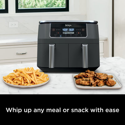 Ninja DualZone 8-Quart 6-in-1 Air Fryer – Smart Two-Basket Cooking